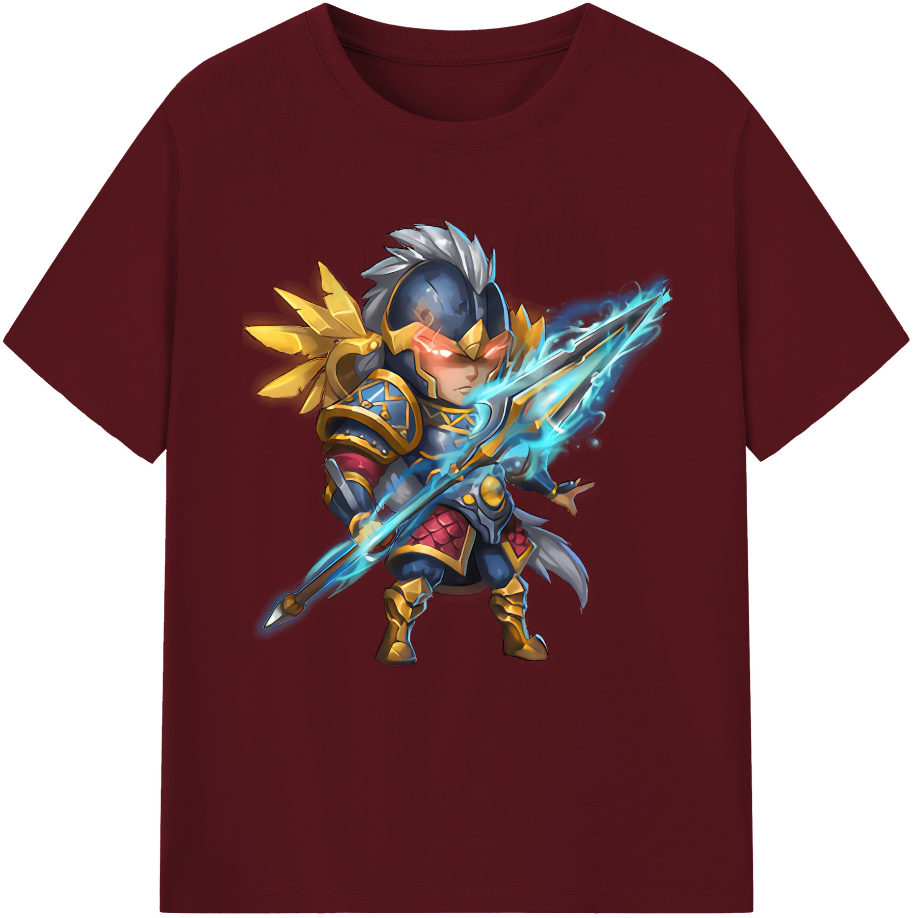 リーグ・オブ・レジェンド League of Legends LOL 綿100％半袖Tシャツ（フロントプリント）